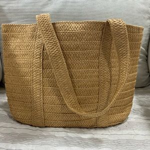 Draper James straw bag